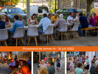 Fotocollage activiteit proostend de zomer in